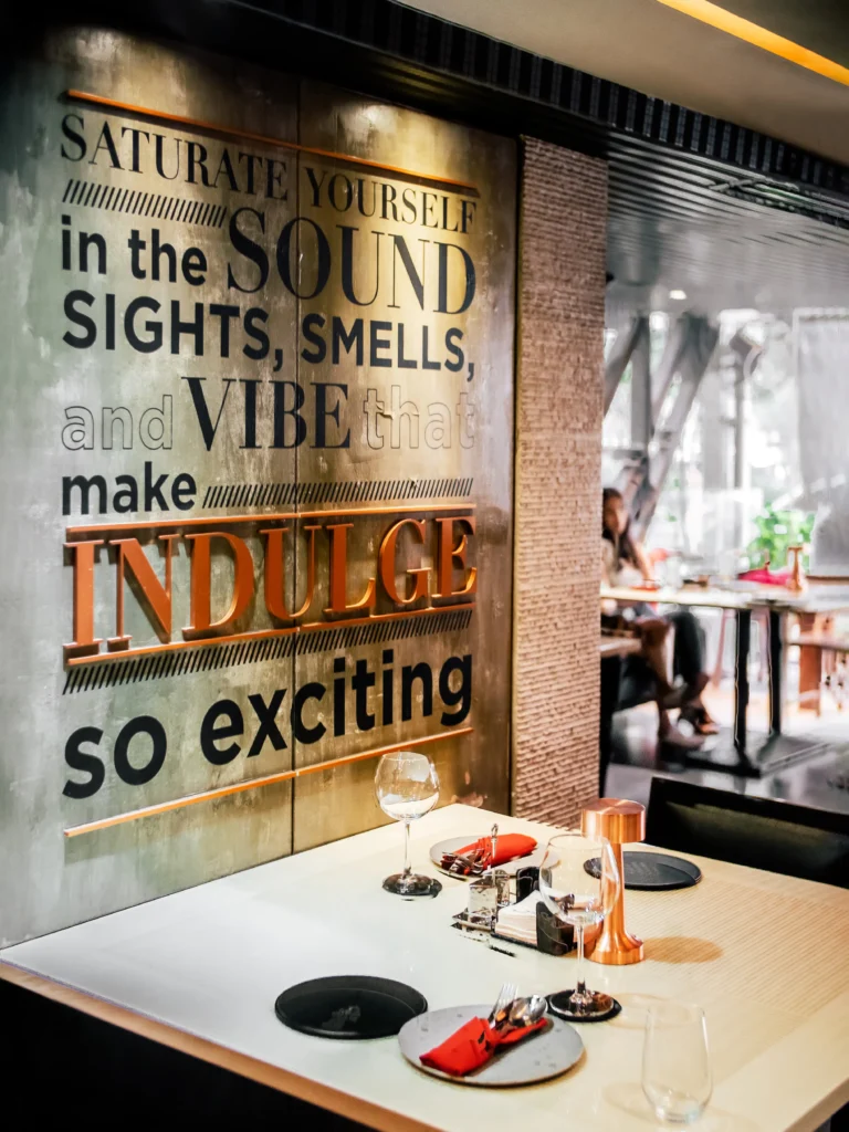 Indulge Fusion Food & Cocktail Bar in Bangkok